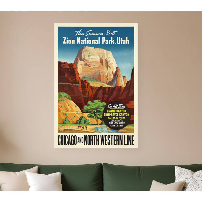 Art mural Zion National Utah