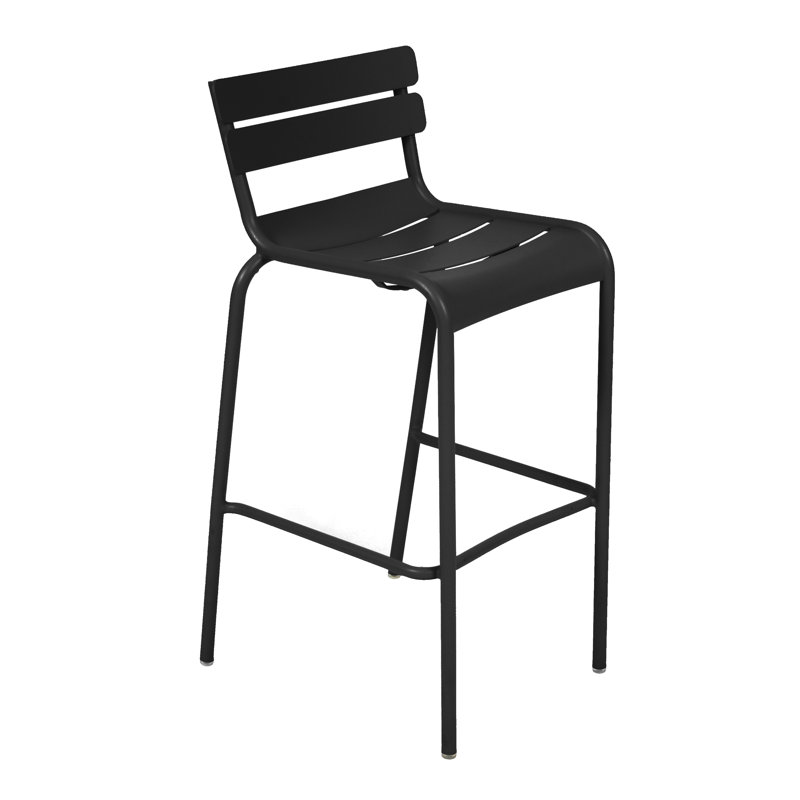 Luxembourg Outdoor Bar Stool, Liquorice