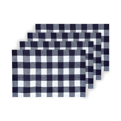 Buffalo Check - 100% Pure Linen Placemats