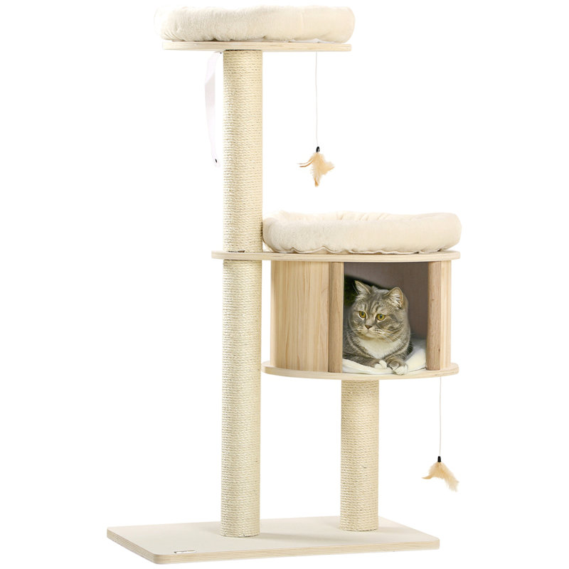 Arbre à chat à 3 niveaux Pawhut