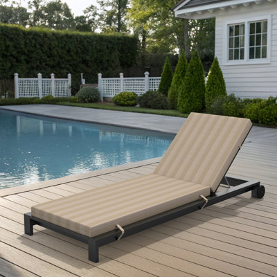 Lani Sunbrella Outdoor Chaise Lounge Cushion