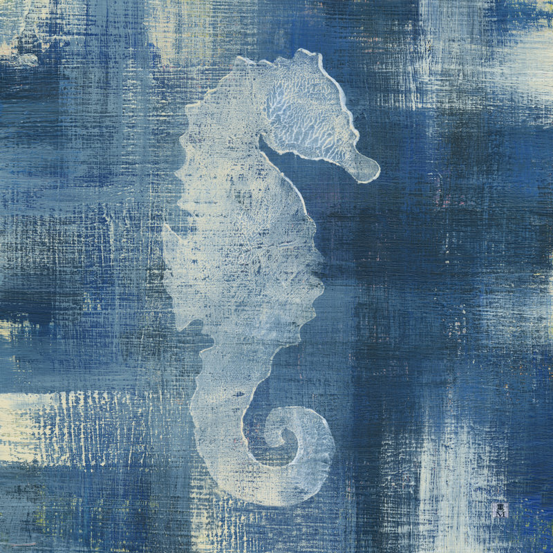 Batik Seas I by Studio Mousseau - Wrapped Canvas Painting, 76cm H x 76cm W x 3.8cm D