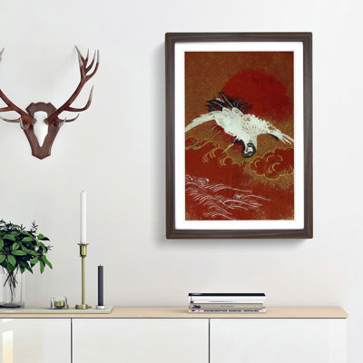 Flying Crane - Framed Print