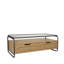 Table basse en bois brun à 1 tablette Nickalls