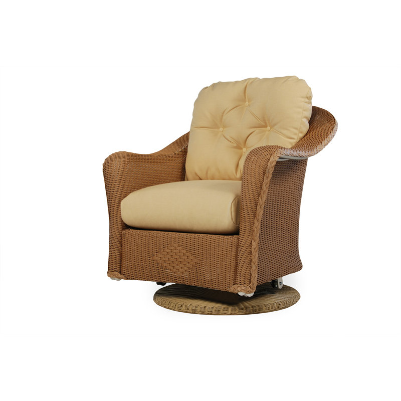 Reflections Outdoor Glider, White, Demo Oatmeal