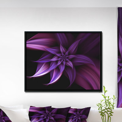 «Fractal Flower Mauve», impression
