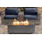 Dustie Fully Assembled 2 Person Seating Group With Firepit And Sunbrella Cushions-973675359