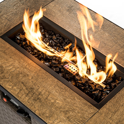 4kg Black Fire Glass