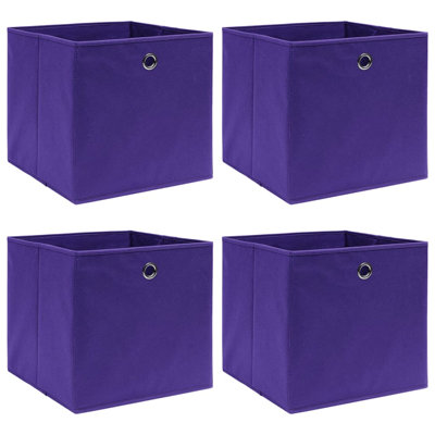 Boîte de rangement pliable en tissu non tissé