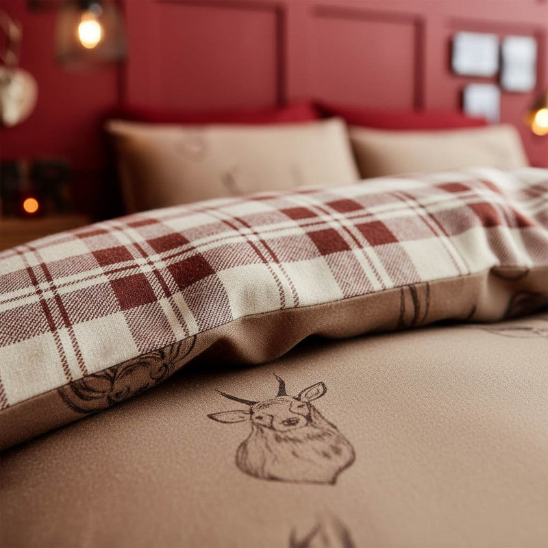 No Pattern Duvet Cover with Pillowcases Included