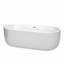 Baignoire de trempage autoportante en acrylique 71 po x 31,5 po Juliette-23113247