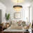 Melar 17 - Light Dimmable Tiered Chandelier-1730663522