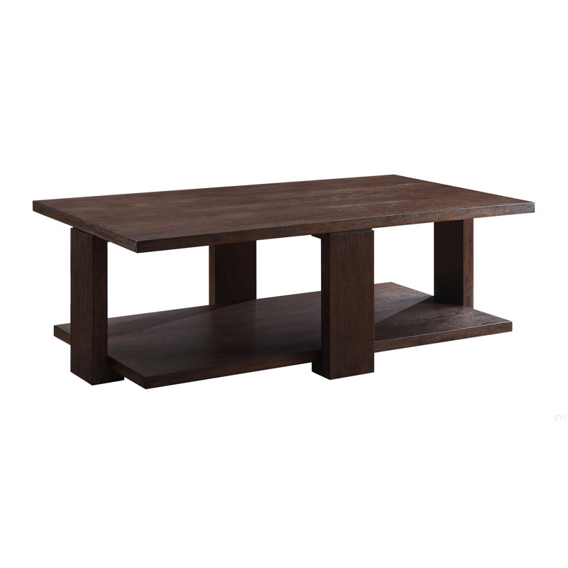 Walnut Finish Coffee Table