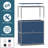 2 - Door Accent Cabinet with Adjustable Shelves-1566142662