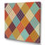 Multicolor Triangular Geometrics III - reproduction d'art sur toile à motifs-66811527-66811528
