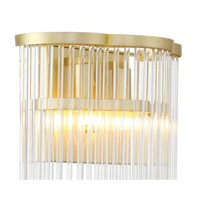 Mercer41 Talaja - 2 Lt Wall Sconce In Heirloom Brass Finish