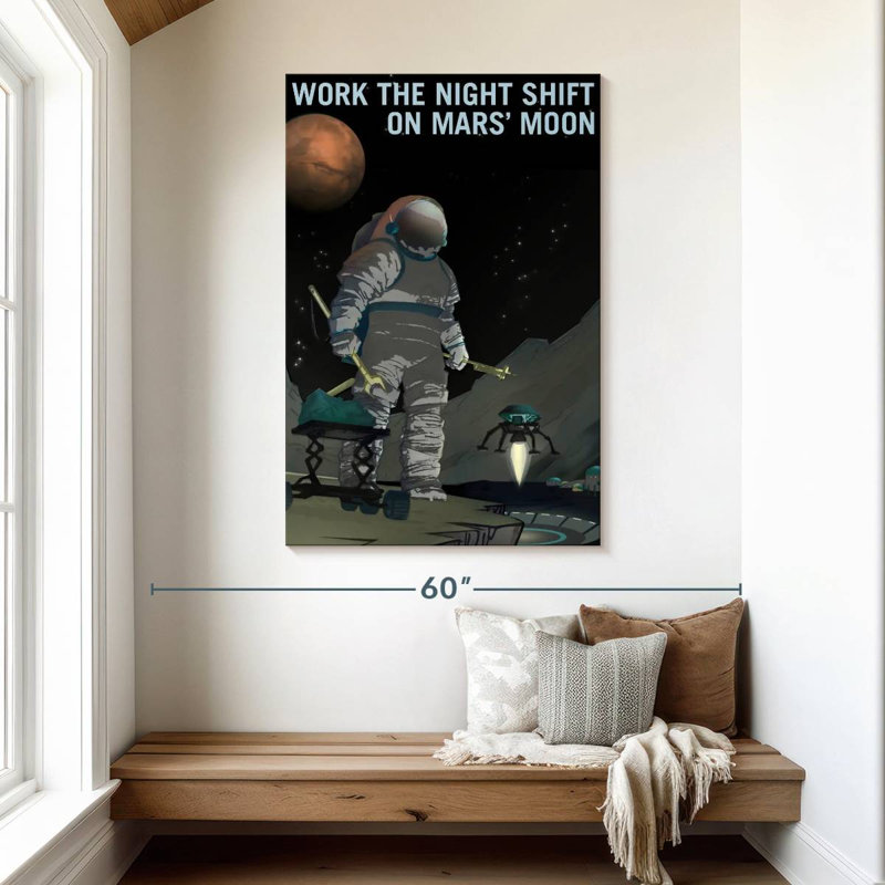 «Oberle Mars Explorers Wanted», affiche VI, H 48 po x l 32 po