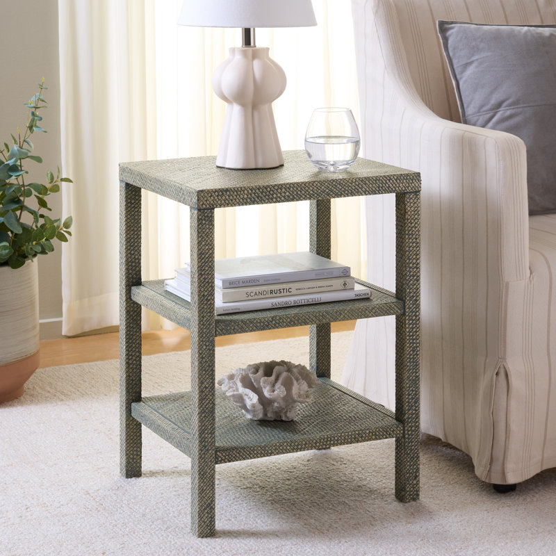 Elvina End Table, Turquoise
