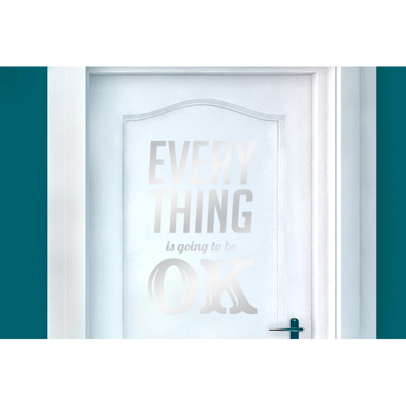 Wall Decal, Shiny Silver