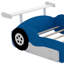 Full Size Race Car-Shaped Platform Bed-55955340