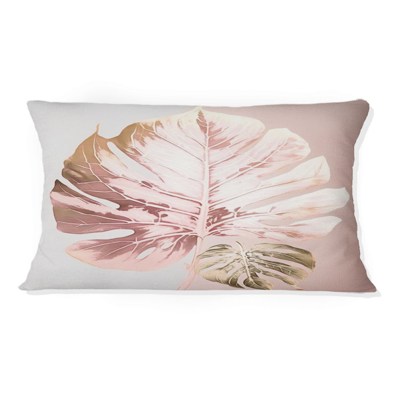 Leaf II - Ferns Printed Throw Pillow