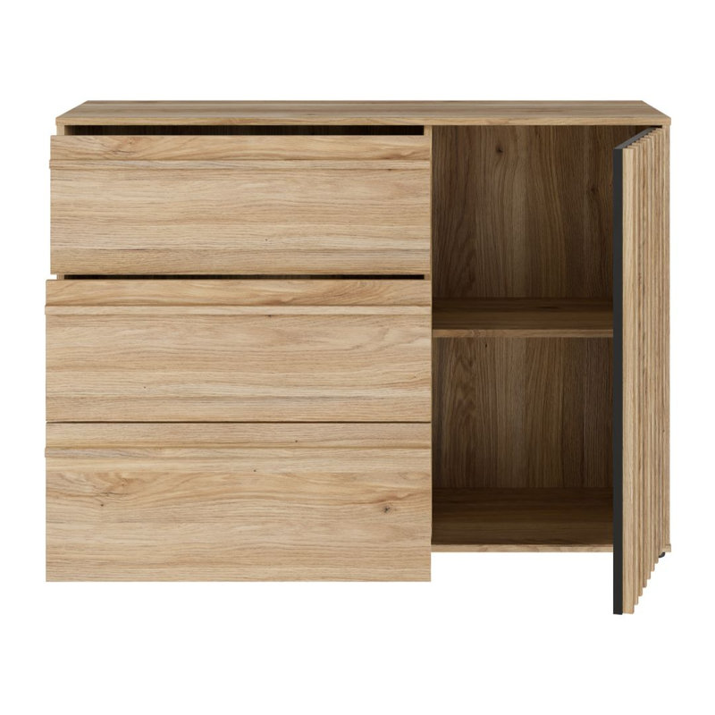 Zaria 118 cm W Plastic Credenza