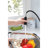 Pull Down Kitchen Faucet Matt Black - Stainless Steel Made, 360 Rotating Nozzle, Corrosion & Rust Treatment, Single Handle For Convenient Water Control With Rotatable Coating, Easy Flow And-1844560482