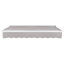 Store banne rétractable manuel Awntech Destin, 6,10 m x 3,05 m, taupe-10696389-10696357-10768217