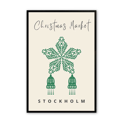 Affiche de marché de Noël I, impression