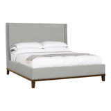 Michael Weiss Solid Wood Wingback Bed