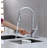 RunFine Group Brisbane Pull Down Touchless Kitchen Faucet-50087258