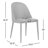 Brennon Faux Leather Upholstered Metal Side Chair-1374291005