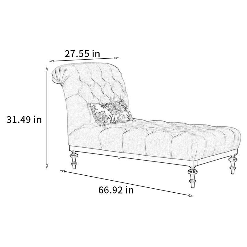 Chaise en bois massif de luxe
