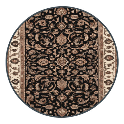 Machine Washable Persian Brown Area Rug