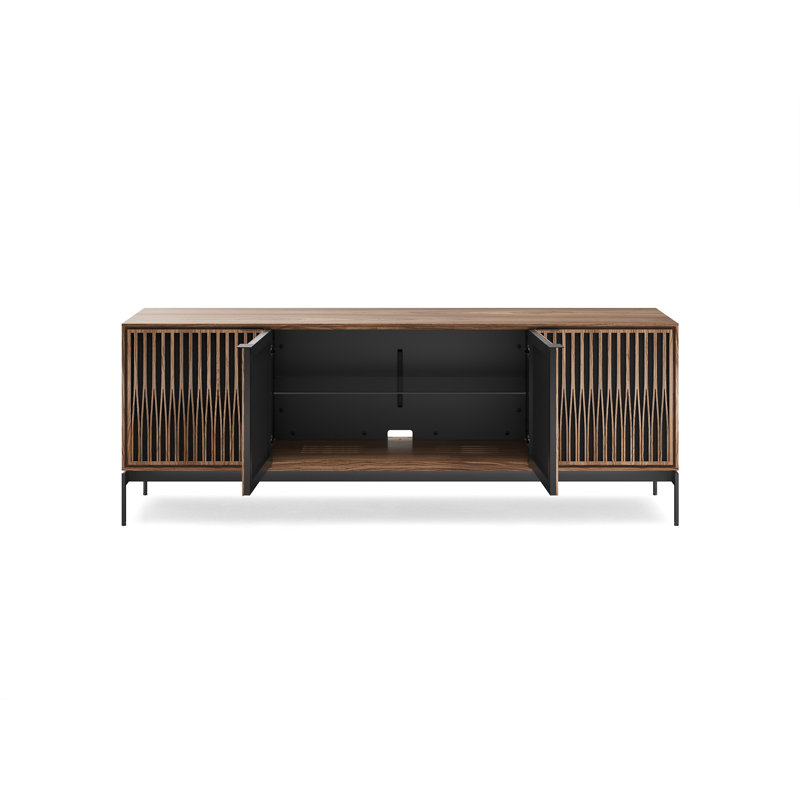 Elements - Cabinet with Console Base - Tune Door, Natural Walnut