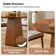 Mikei Mid-Century Modern 45" Round Dining Table