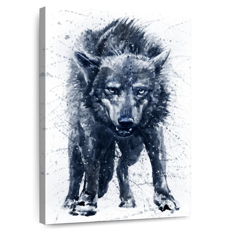 Brampt Angry Wolf, 48" H x 32" W