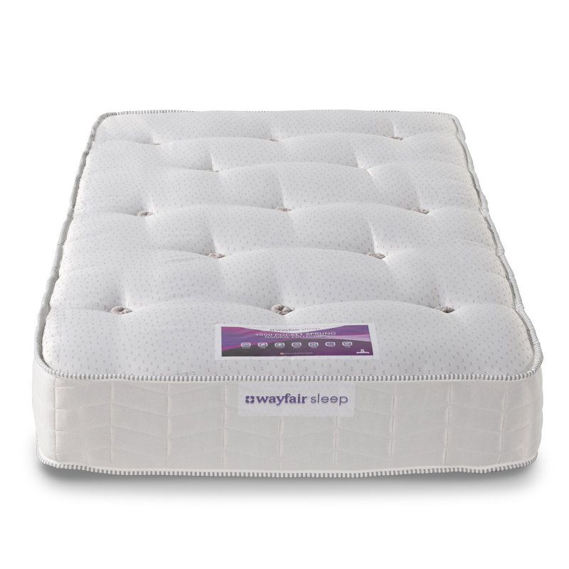 White Noise Pocket Sprung 1500 Mattress, Small Single (2'6)