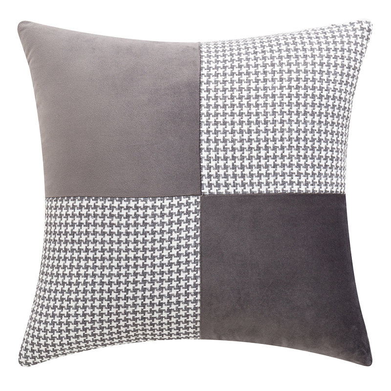 Housse et housse de coussin  Velevt, gris