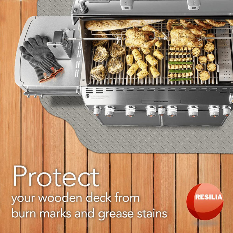 Tapis de sol pour l'extérieur Splatter Protection, Grès