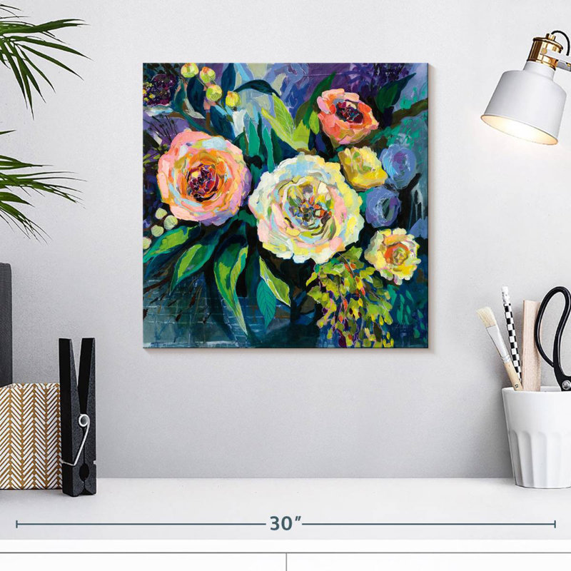 Harnek, promenade dans le jardin, H 16 po x l 16 po