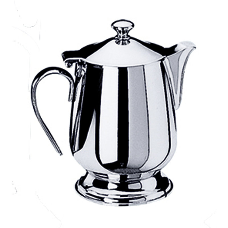 Bombata Coffee Pot with Base 9 oz - 6 Pieces - Stainless Steel