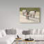 «Lambs With Wreath», reproduction d'impression sur toile tendue-27491609