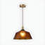 Rockview 1 - Handcrafted Brass and Glass Pendant Light – Art Deco Hanging Lamp for Warm Kitchen Lighting, High-Quality Ceiling Lampshade