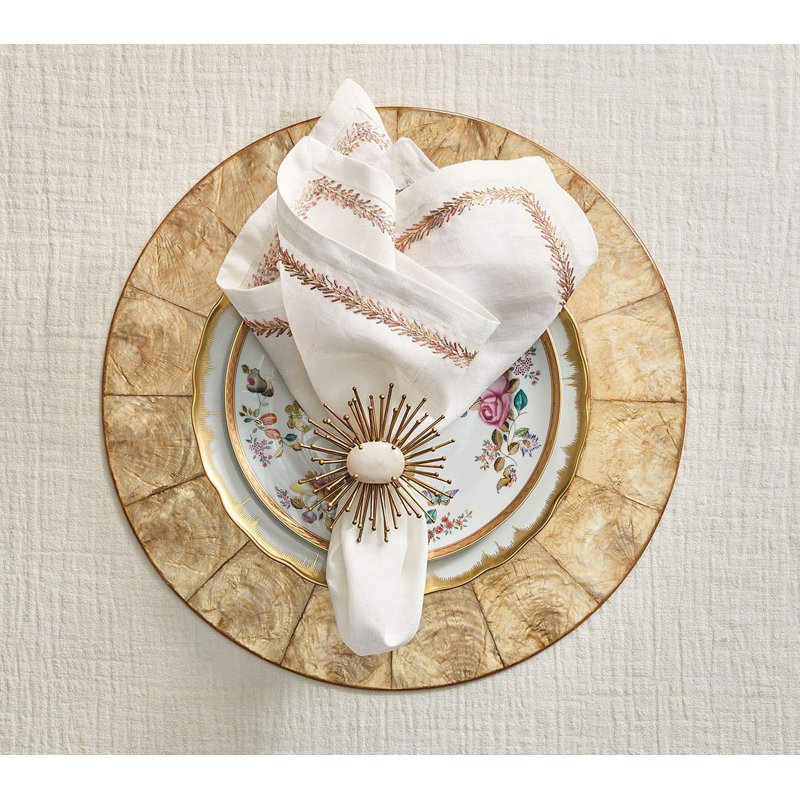 Flare Napkin Ring, Gold