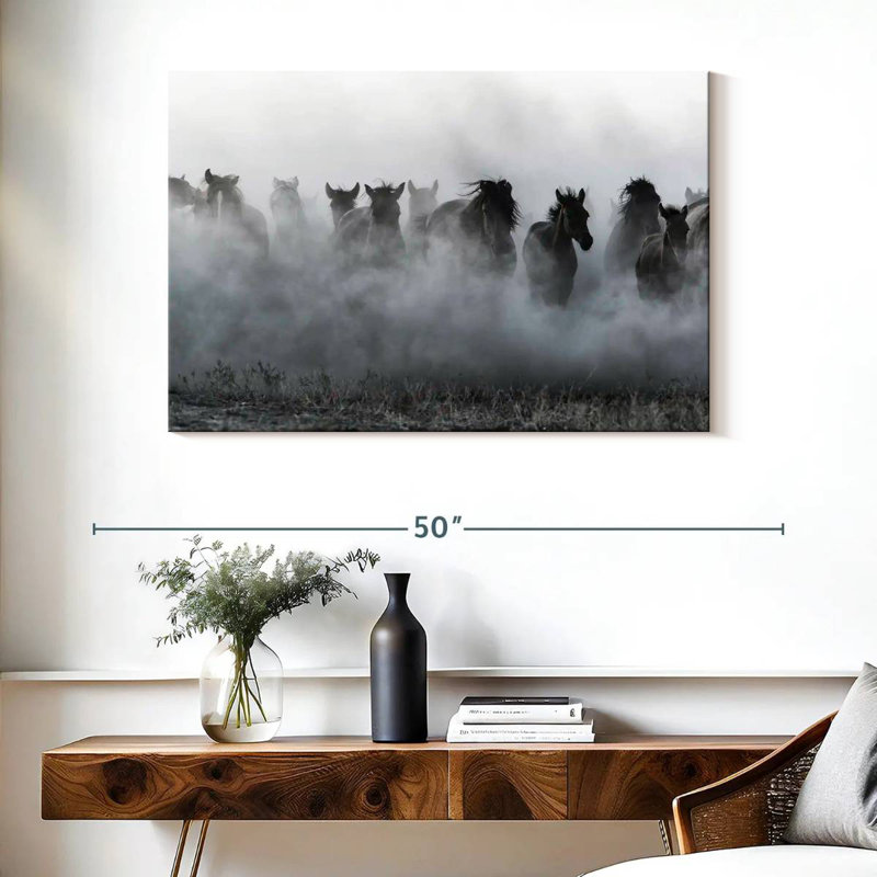 Turkish Horses, 26" H x 39" W