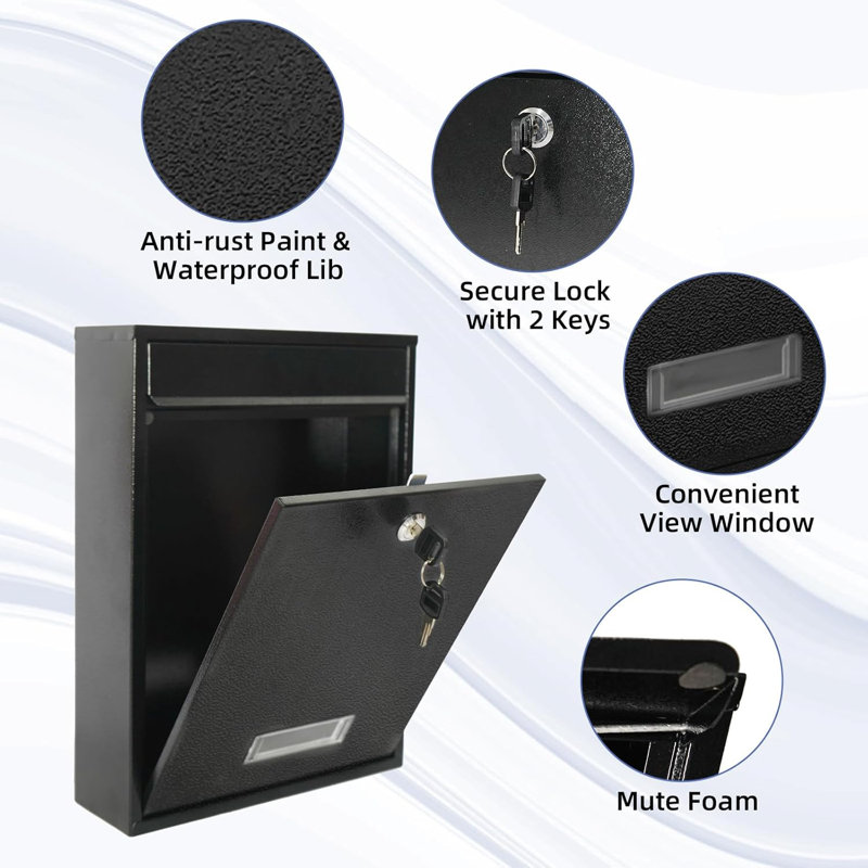 Mailboxes For Outside, Wall Mount