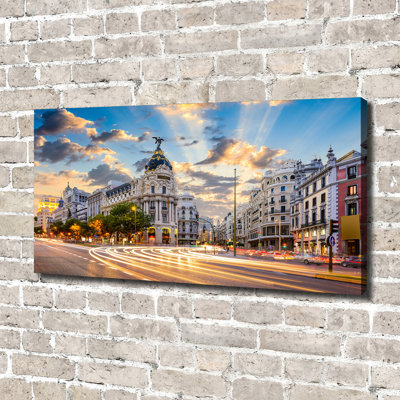 Madrid Spain - Wrapped Canvas Print