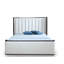 Lit plateforme tapissier en bois de frêne à profil bas Uni-1746224038-1746224039