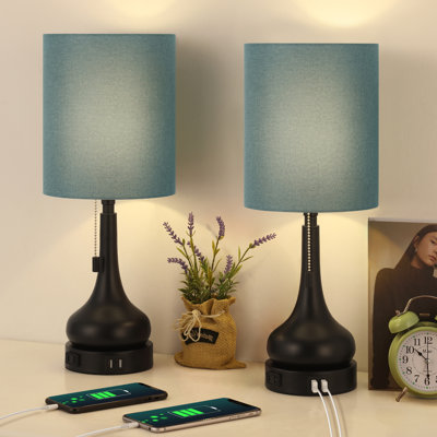 Metal USB Table Lamp